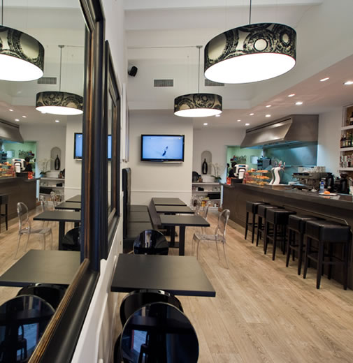 La Marquesina - Cafeteria Sandvitxeria - Sant Feliu de Guíxols - Inici - Benvinguda - Foto Interior
